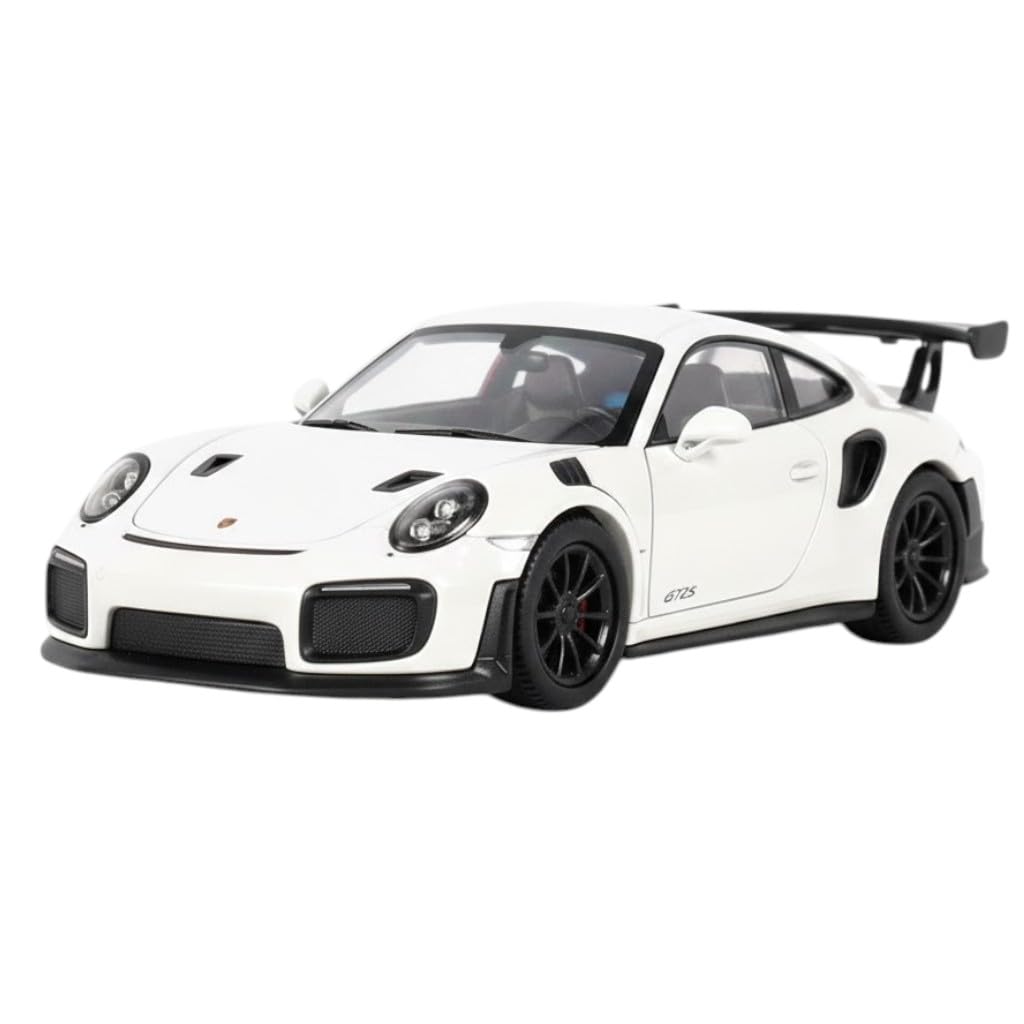 Die-Cast Super Sports Car Toy – Metal Model with Rear Wing